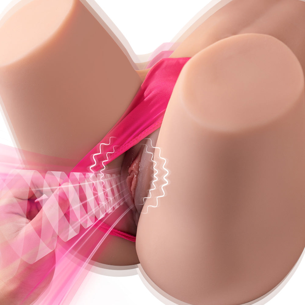 Sucking & Vibrating Sex Doll Mens Penis Vibrator Adult Toys 29LB - Phoebe