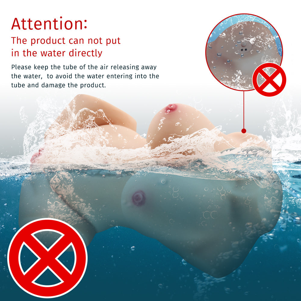 Sucking Vibrating Sex Doll Torso Powerful Male Masturbator Sex Toys for Men 18LB - Mag